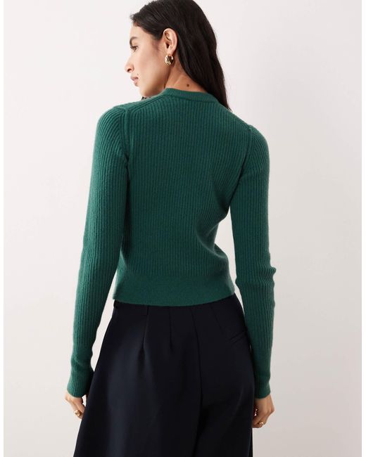 Free People Green Even After Pullover