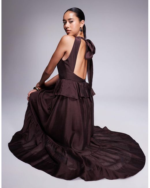 Forever New Purple – maxikleid