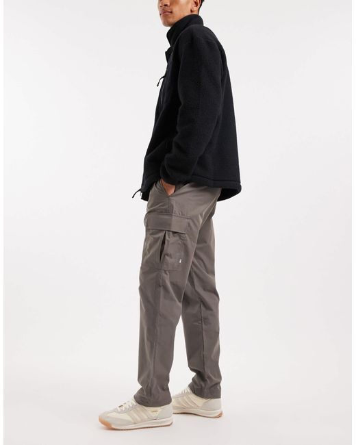 Jack & Jones Black Loose Tech Cargo Trousers for men