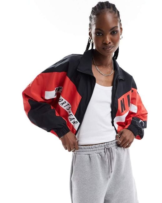 Nike Streetwear Woven Jacket in Red Lyst UK