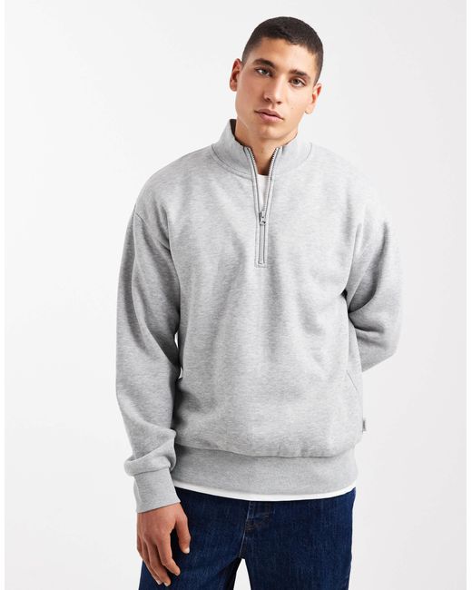JJ Rebel – oversize-sweatshirt in Gray für Herren