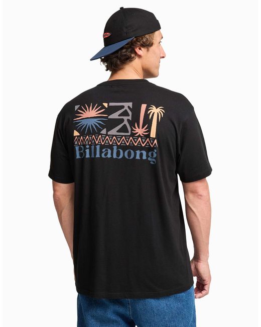 Billabong – segment – t-shirt in Black für Herren