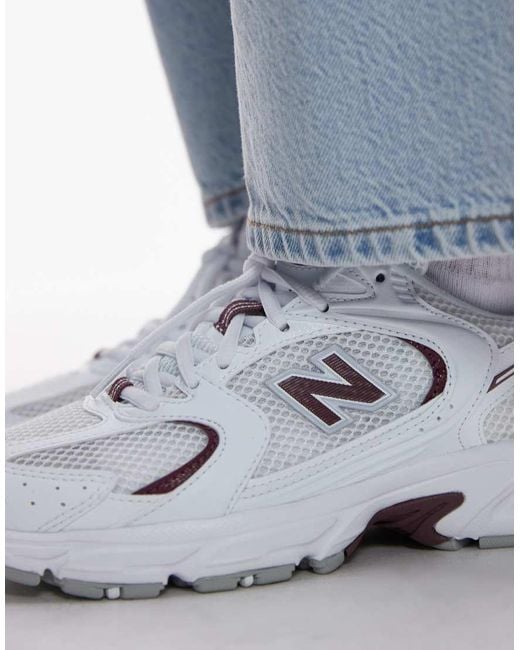 New Balance White 530 Trainers