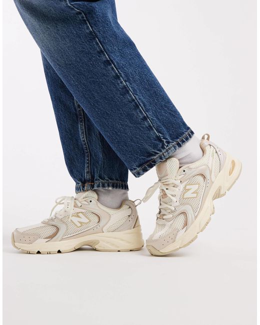 New Balance White 530