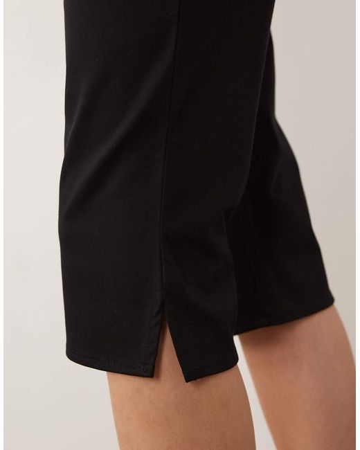 ASOS Natural Long Line Capri Trouser