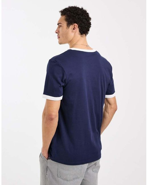 Wrangler Blue Ringer Tee for men