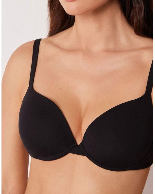 Calzedonia Black Premium Fit Push Up Bikini Top