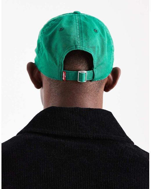 Levi's Black Ls Monogram Logo Cap for men