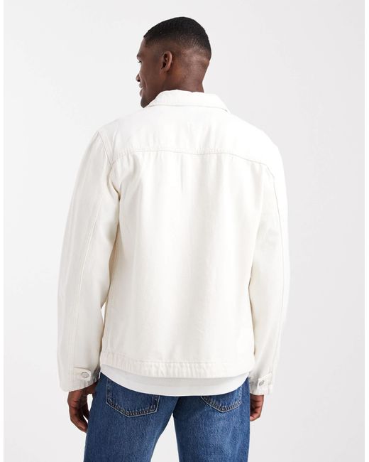Only & Sons Natural Oversized Denim Jacket for men