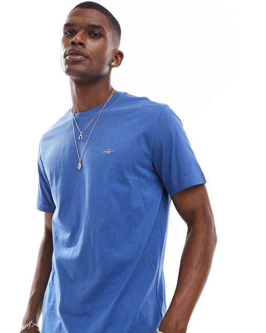 Gant Blue Shield Logo T-shirt for men