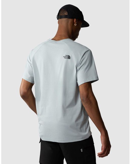 The North Face – redbox – raglan-t-shirt in Gray für Herren