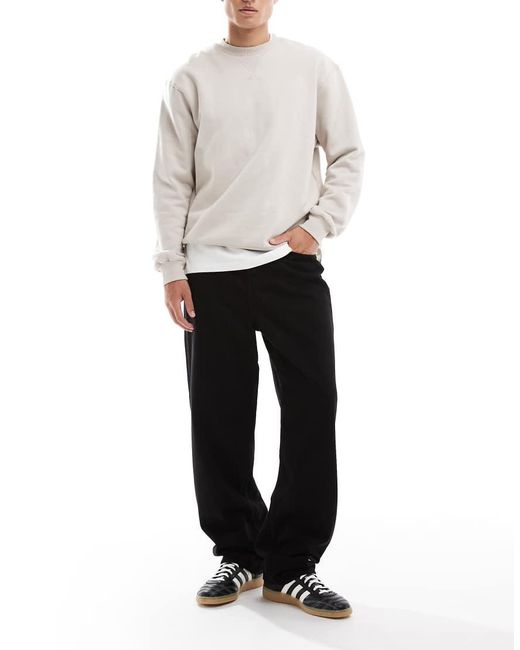 Only & Sons White Five baggy Fit Jeans for men