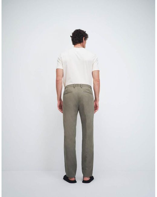 Mango Natural Delave Linen Blend Relaxed Fit Suit Pants for men