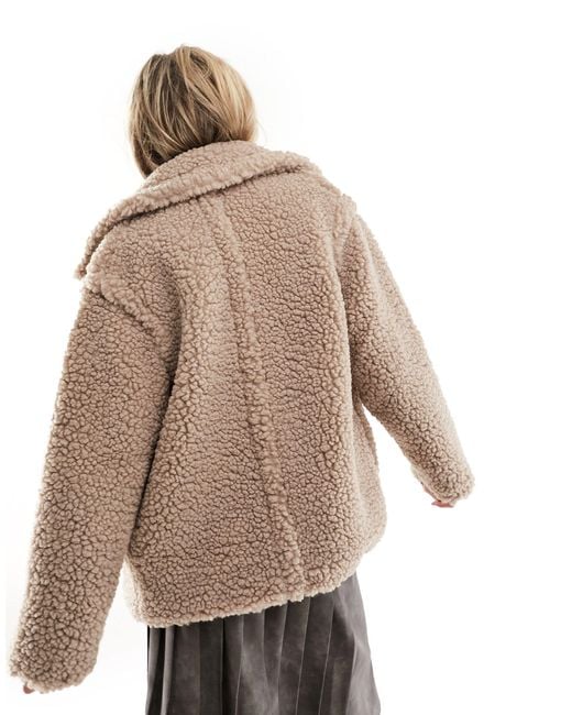 Ugg Natural Gertrude Teddy Coat