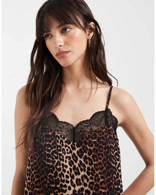 Canottiera Leopardata di Pieces in Black