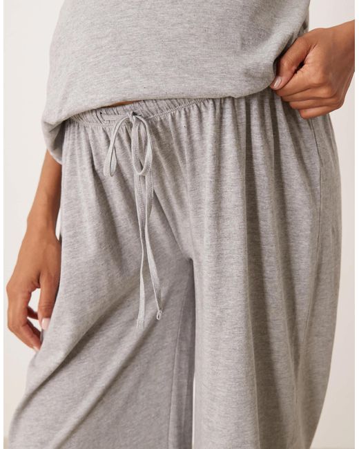 ASOS Black Asos Design Maternity Mix & Match Cotton Pajama Pants