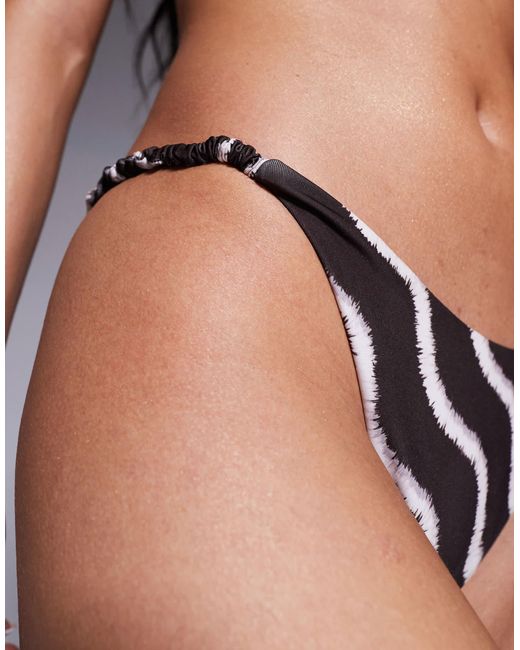 ASOS Brown Tanga Bikini Bottom