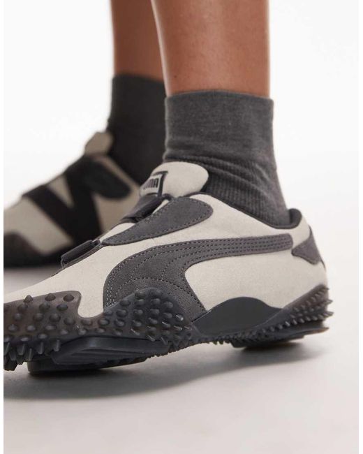 PUMA Black Mostro Suede Trainers