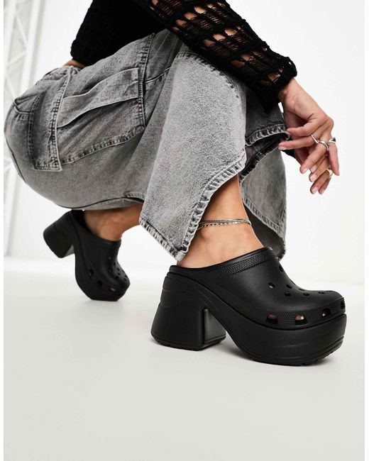 CROCSTM Black | unisex | siren | clogs | schwarz | 34