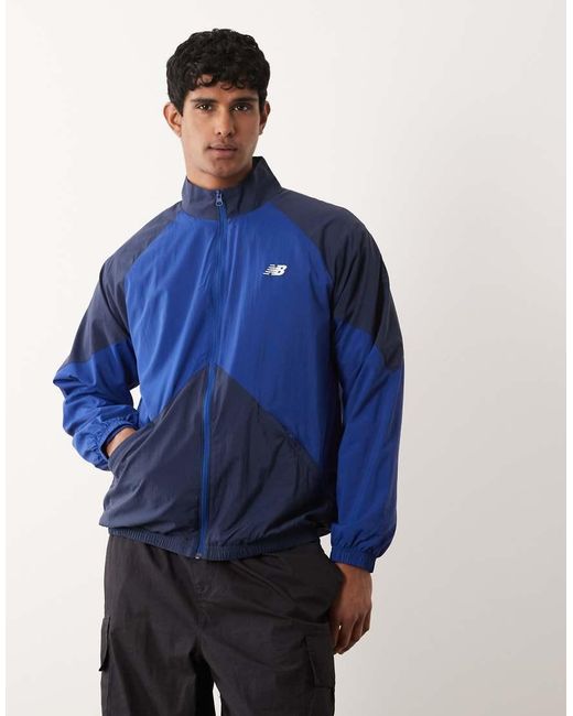 New Balance Blue Sport Legacy Jacket for men