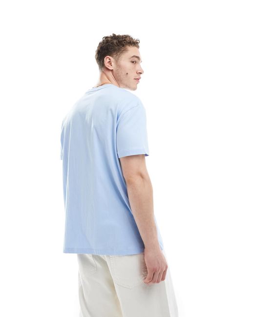 Polo Ralph Lauren Blue Sport Capsule Unisex Large Chest Flag Logo T-shirt Classic Oversized Fit
