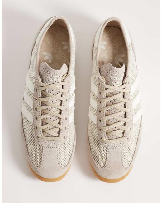 Adidas Originals White Sl 72 Woven Crochet Trainers