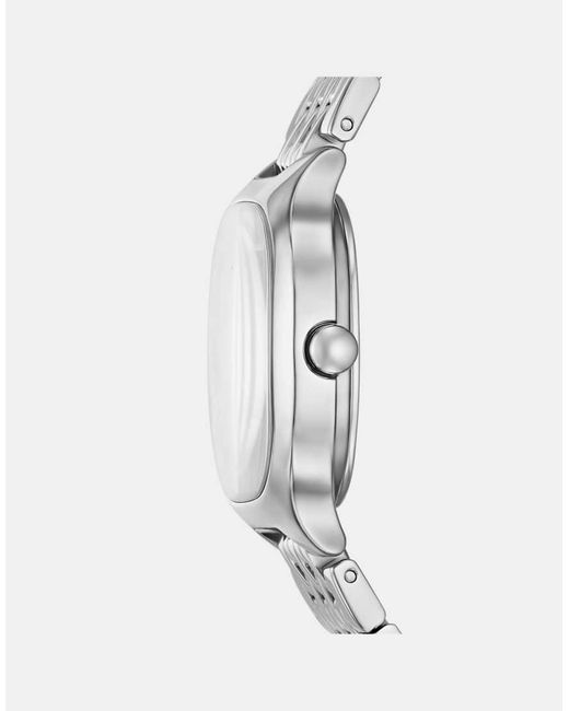 Skagen White Mellem Lille Three-Hand, Stainless Steel Watch
