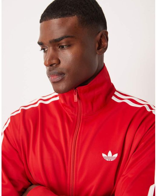 Adidas Originals Red Firebird Track Top for men