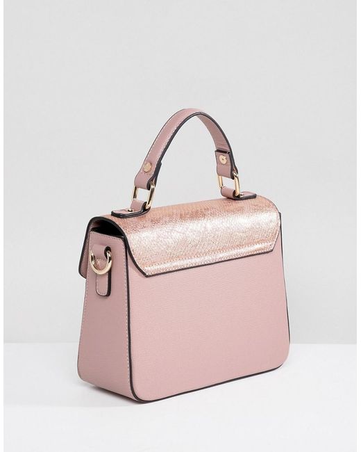 Dune Studded Bee Tote Bag in Metallic | Lyst UK