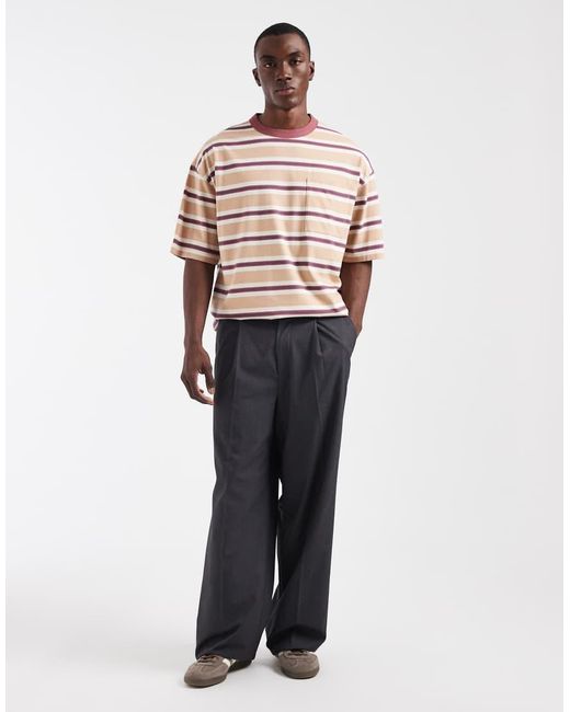 ASOS Pink Oversized T-shirt for men