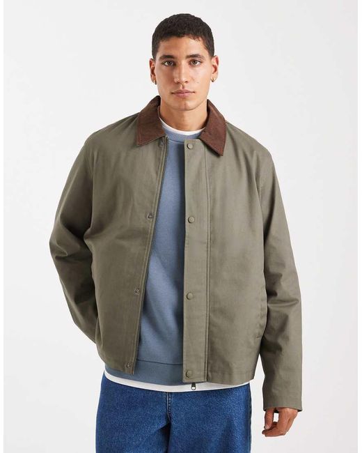 Jack & Jones Schuurjack in het Gray voor heren