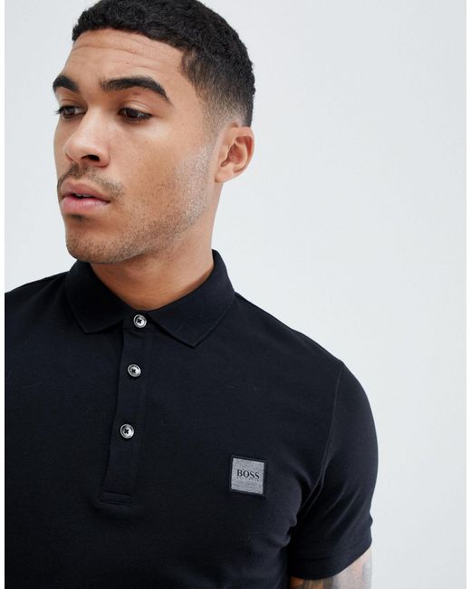 Boss orange passenger logo polo shirt top
