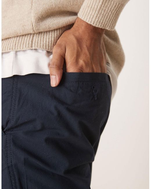 Mango – hose aus baumwolle in Natural für Herren