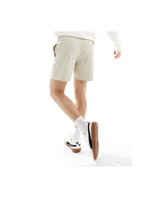 Another Influence – 2er-pack chino-shorts aus baumwoll-twill in White für Herren