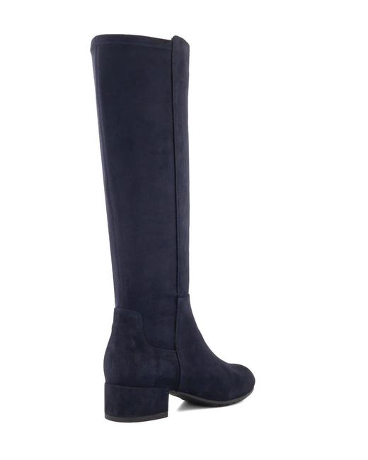 Dune Blue Tayla Knee Boots