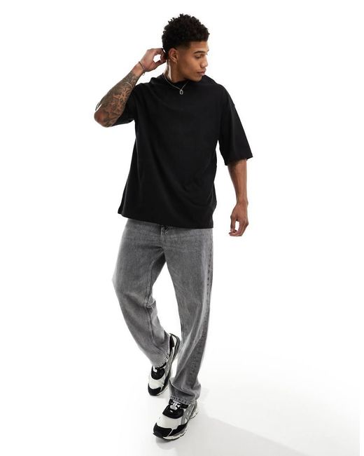 Jack & Jones Black Super Oversized T-shirt for men