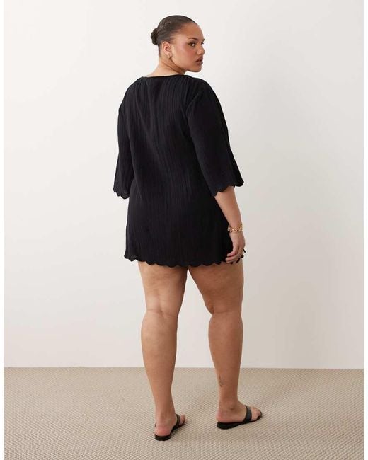 Esmee Curve Black Esmée Curve Mini Dress Beach Cover Up
