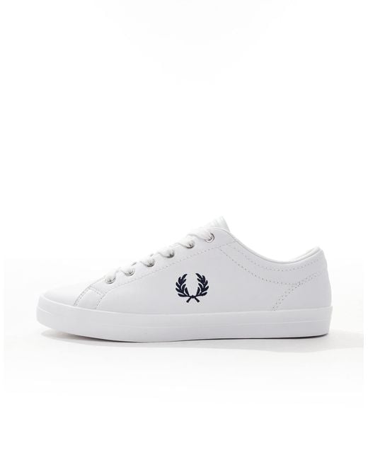 Fred Perry Blue B7 Leather Sneakers for men