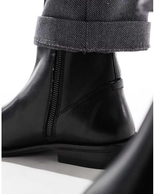 ASOS Gray Chelsea Boots for men