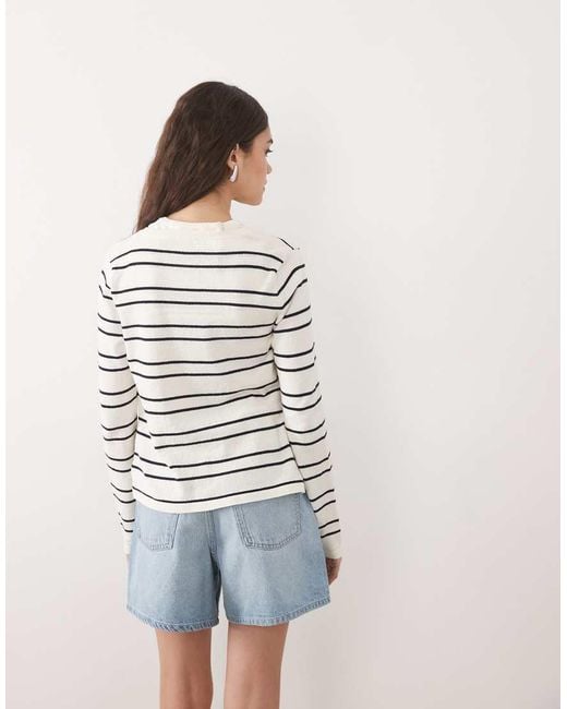 ASOS Blue Knitted Boxy Fit Cardigan Co-ord
