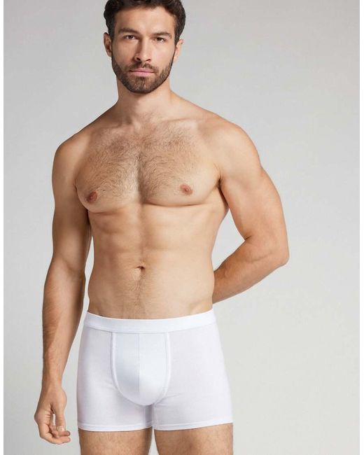 Intimissimi White "The Indestructible" Boxers for men