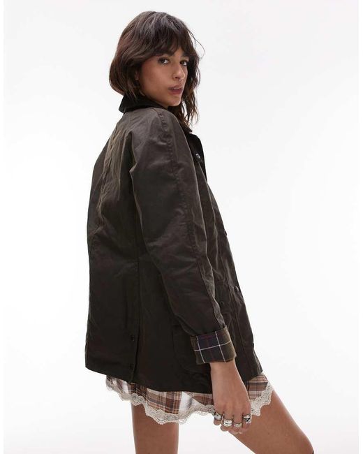 Barbour Natural Classic Beadnell Wax Jacket