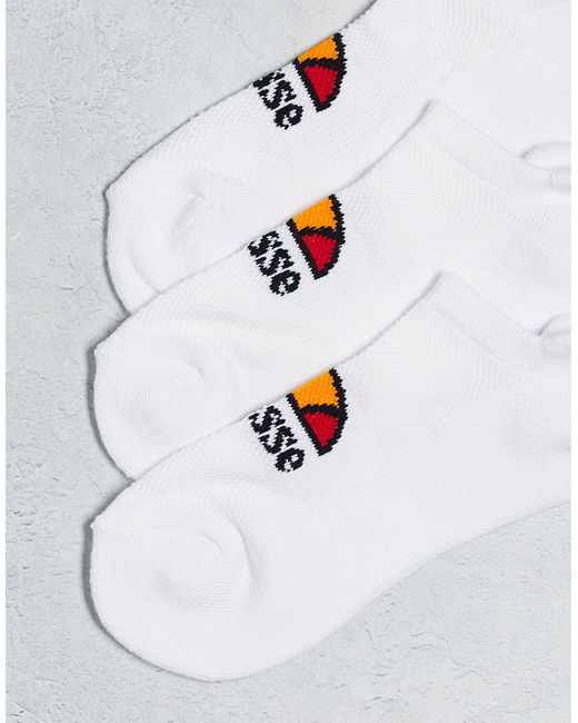 Confezione da 3 paia di calzini bianchi di Ellesse in White