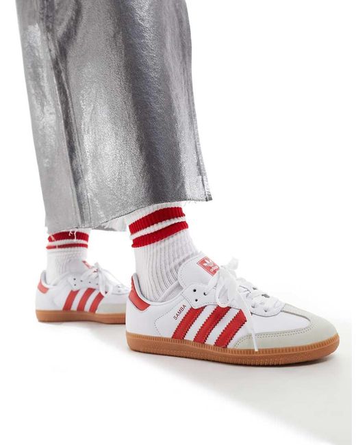 Adidas Originals White 'Samba Og W' Sneakers