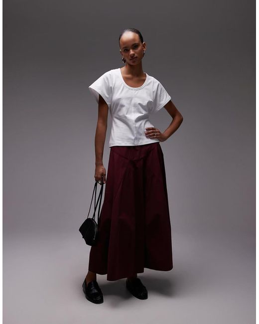 & Other Stories White T-shirt With Wide Sleeves