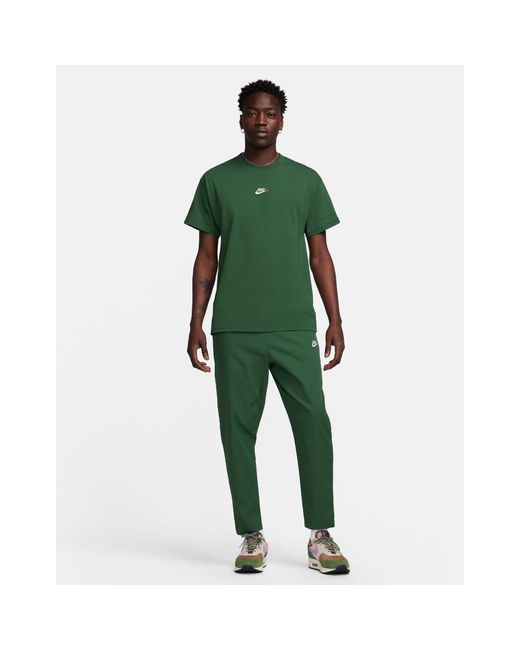 Camiseta verde oscuro vignette Nike de hombre de color Green