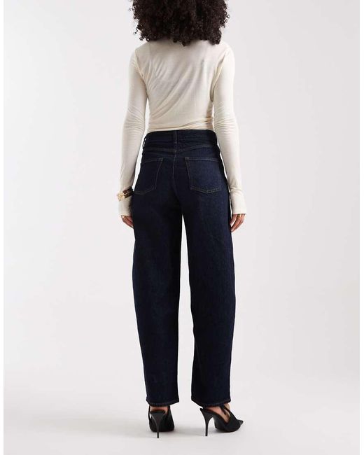 Pieces Black Barrell Leg Jeans