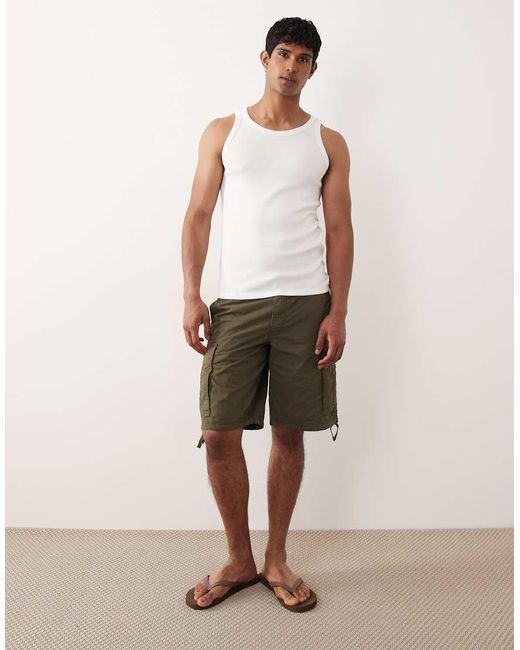 Jack & Jones White Rib Tank Top for men