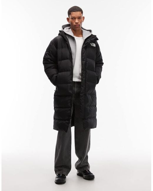 The North Face Black Nuptse Down Puffer Parka Jacket for men