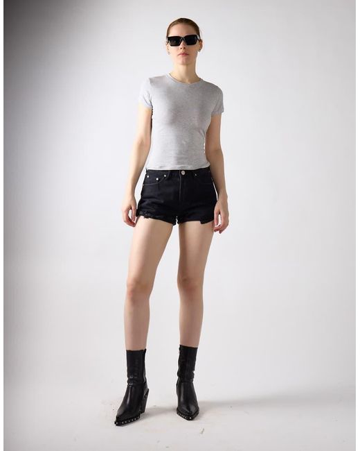 Glamorous White High Waist Shorts